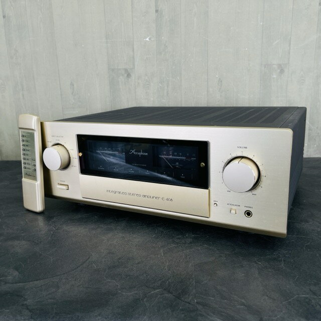 アキュフェーズ プリメインアンプ 【中古】Accuphase E-408 リモコン付き 電池カバー欠 オーディオ機器/510225