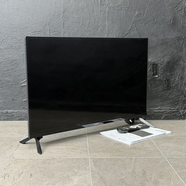 ★新生活フェア お買い物マラソン期間中限定ポイント10倍★32インチ スマートテレビ 【中古】動作保証 YAMAZEN 山善 キュリオム QRK-32WHDST 2025年製 Google TV 032032 / 23626