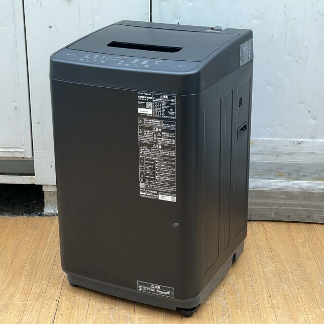 樂天商城 - ★お買い物マラソン期間中限定 ポイント10倍★送料無料 全自動電気洗濯機 【中古】動作保証 IRIS OHYAMA IAW-T606-B 2025年製 6.0Kg ブラック アイリスオーヤマ B 048073 / 23826