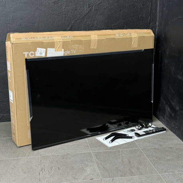 ★新生活フェア お買い物マラソン期間中限定ポイント10倍★4Kスマート 液晶テレビ【中古】美品 動作保証 TCL 43V6C 43型 2025年製 ネット動画対応 GoogleTV 031080 / 23628