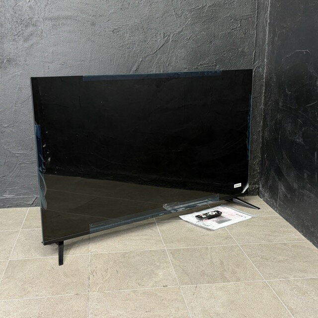 50V型 4Kスマートテレビ【中古】動作保証 山善 Qriom QRH-50TL4K チューナー非搭載 GoogleTV 2025年製 キュリオム 039055 / 23730