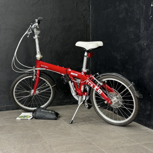 専属テッシー様　ダホンroute アルミ折りたたみレッド、ケース付き　整備済み 楽天市場】dahon route（折りたたみ自転車｜自転車・サイクリング