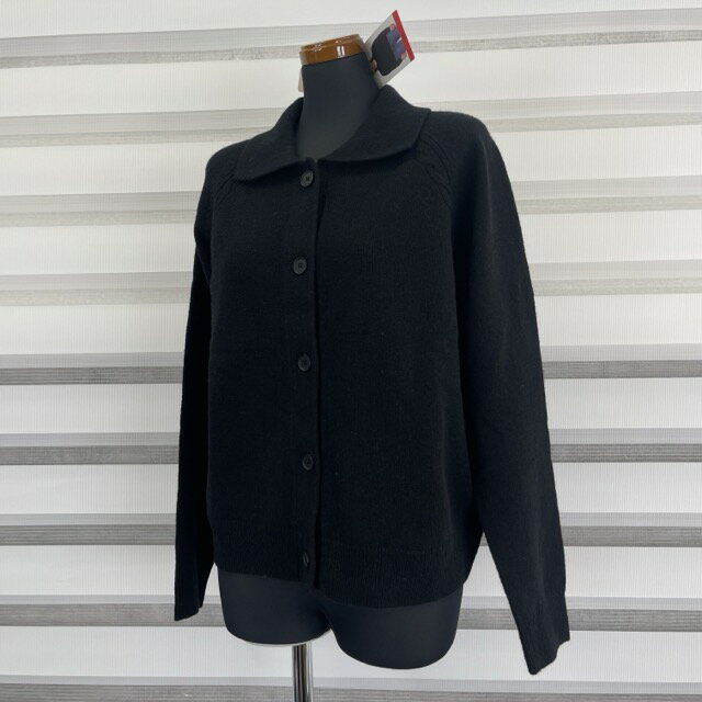 乐天商城 - 送料無料 新品タグ付き SOLEZIA Ladies Wool Cardigan ソレツィア レディース ウールカーディガン ブラック Mサイズ /515533在★6