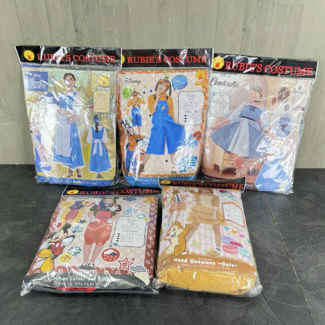RUBIE'S COSTUME 仮装 コスプレ 5点セット 【ほぼ未使用】 ディズニー シンデレラ  ...
