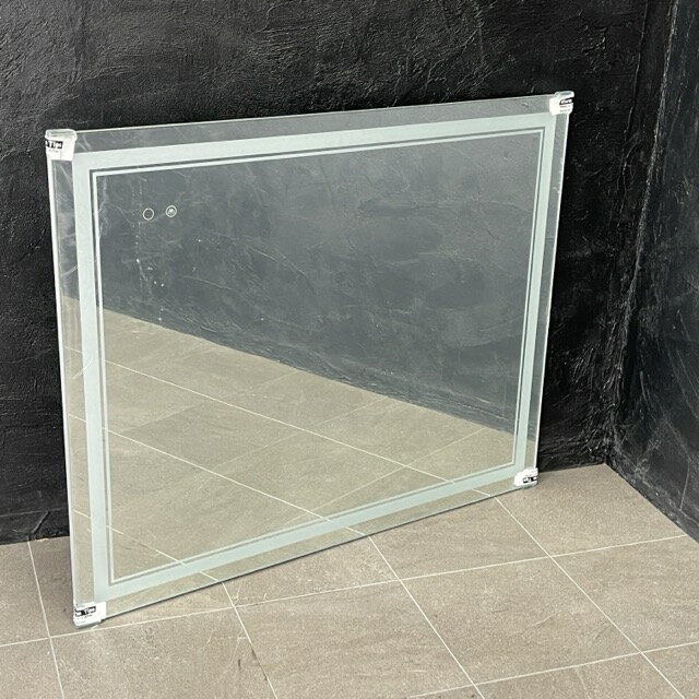 ★2月15日 24時間限定 ポイント10倍!!★未使用 LEDミラー TokeShimi W100 H80 D4cm 大型 女優ミラー 洗面台 化粧鏡 好きな所に設置しやすい形状設計 /70133