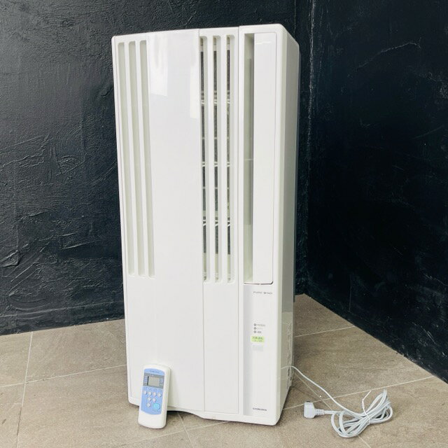 ★スーパーセール期間中限定 ポイント10倍★窓用 ルームエアコン 【中古】動作保証 CORONA コロナ CW-16A3 ウインド形 冷房専用 2023年製 窓コン リモコン付き 枠なし / 517134
