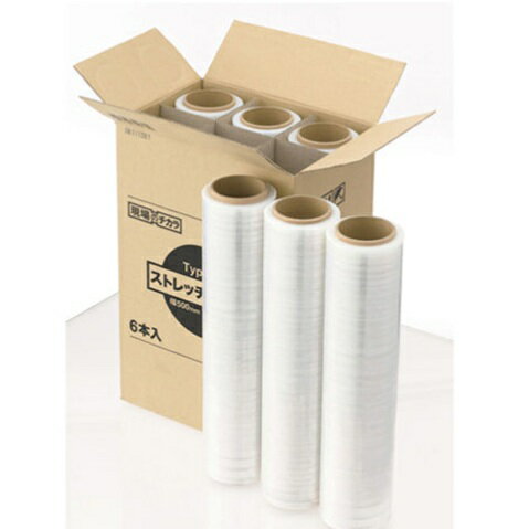 新品未開封 司化成工業 ストレッチフィルム type15 幅500mmx300m巻 6本入り AD155/514535在★14