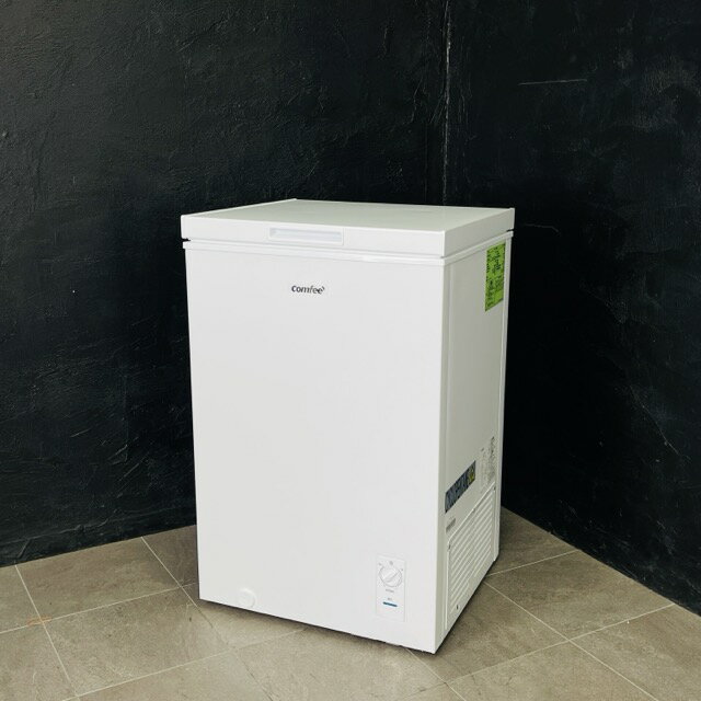 送料無料 コンフィー ノンフロン冷凍庫 【中古】動作保証 comfee RCC100WH(E) 2025年製 99L 上開き ホワイト 凹み有 業務用 048023 B/23837