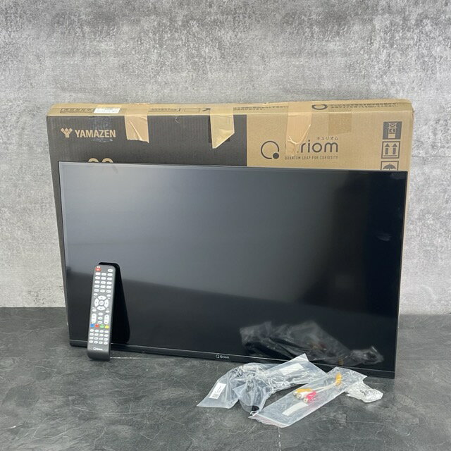 ★1月20日 24時間限定 ポイント10倍★美品 山善 キュリオム 32インチ 液晶テレビ 【中古】動作保証 YAMAZEN Qriom QRTN-32W2K 2025年製 124011/23339