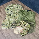 ミリタリー 7点セット 【中古】 迷彩服 上下 帽子 ブルゾン リュックLITEINDUSTRIES SUIT CHEMICAL PROTECTIVE SEKR...