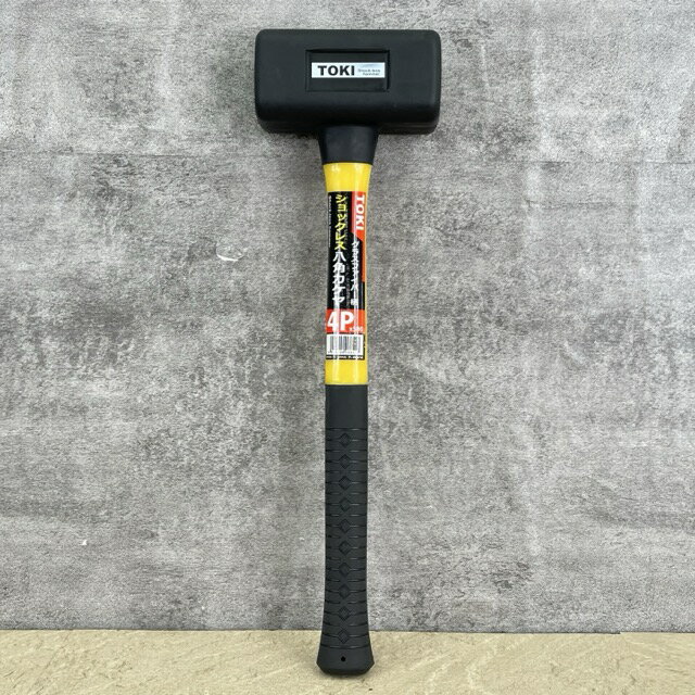 乐天商城 - ★お買い物マラソン期間中限定 ポイント10倍★未使用 TOKI トキ ショックレス八角カケヤ 4P×500mm グラスファイバー柄 大工道具 建築/516839