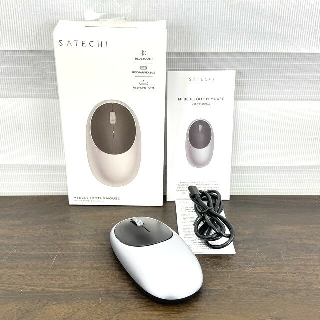 ★SS期間中限定 ポイント10倍★送料無料 美品 動作保証 Satechi M1 ワイヤレスマウス ST-ABTCMM アルミ製 グレー M1 Bluetooth MOUSE【中古】/900740