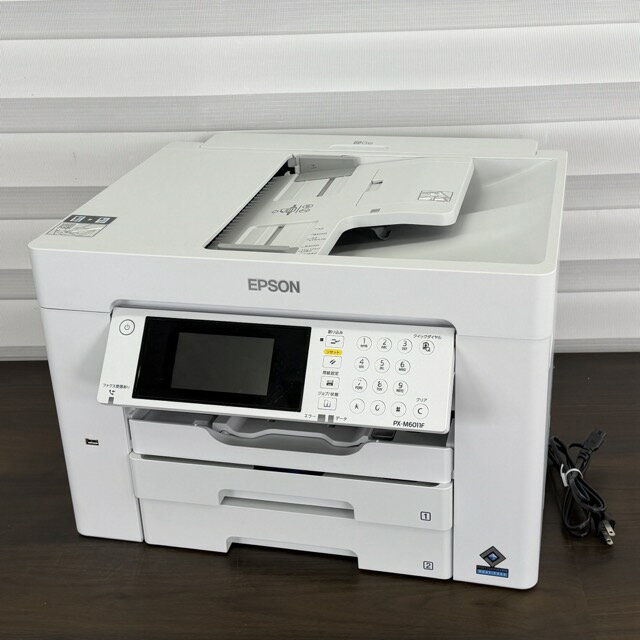 インクジェット 複合機 プリンター 【中古】美品 動作保証 EPSON エプソン PX-M6011F 2025年製 印刷枚数わずか 025011/23542