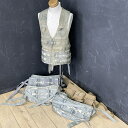 ベルト米軍放出品 MOLLE2 タクティカルベスト1点 ヒップベルト4点 セット US NAVY ミリタリー サバゲー【中古】/69142