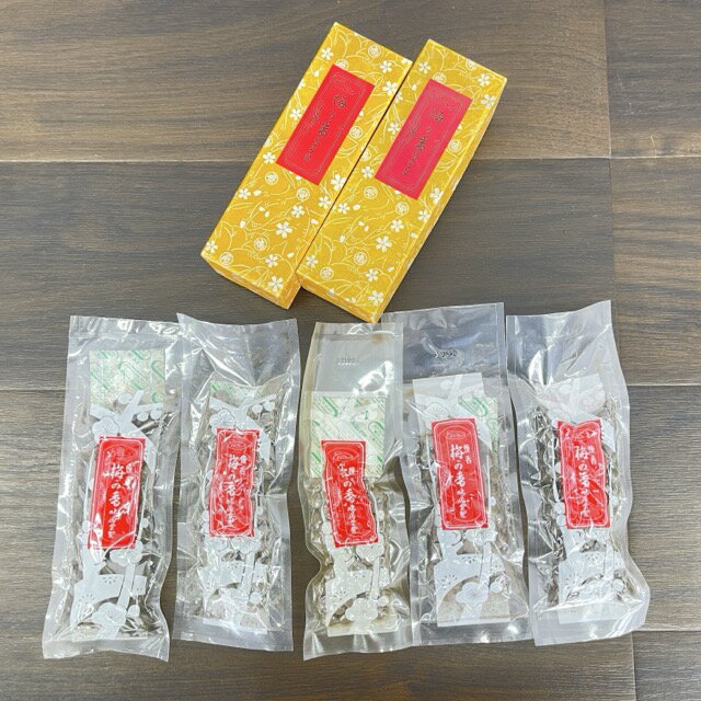 未使用 長期保管品 鳩居堂 練香 梅の花 7点セット お香 茶道具 / 515543