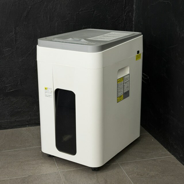 自動シュレッダー【中古】動作保証 ベストパートナーズ 最大400枚 A4用連続細断 プラスチック製カード対応 容量50L マイクロカット / 70443