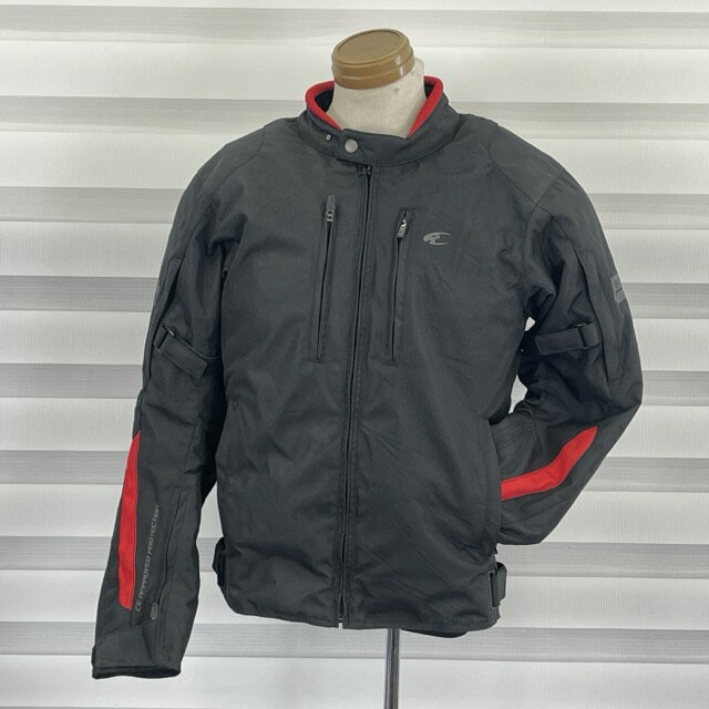 ★新生活フェア お買い物マラソン期間中限定ポイント10倍★KOMINE ライダースジャケット 【中古】コミネ 07-603 Mサイズ プロテクター入り 黒 衣類 長袖/515944