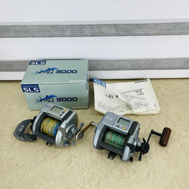 ★お買い物マラソン 期間中限定 ポイント10倍★シマノ リール2点セット SHIMANO DIGITANA SLS 小船 3000 GT3000 未チェック 釣り具 フィッシング/517244