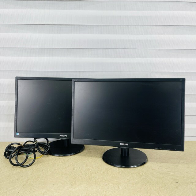 ★7月4日スタート！お買い物マラソン期間中限定 ポイント10倍★21.5型ワイド 液晶モニター 2点セット 動作保証 PHILIPS フィリップス 223V5L SmartControl Lite 搭載 液晶ディスプレイ / 517446