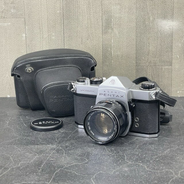 楽天urica楽天市場店★新商品★一眼レフ カメラ 【中古】ASAHI PENTAX SPOTMATIC SP 1:1.8/55 Super-Takumar レンズ フィルムカメラ 未チェック ケース付き / 71148