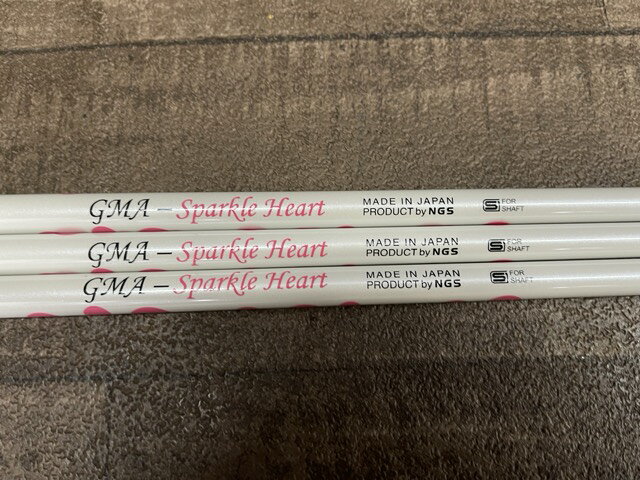 未使用 GMA Sparkle Heart　IGM03-5L-10 シャフト 3本セット レディース 約89.5cm　39.8g ゴルフクラブ/515149在★13