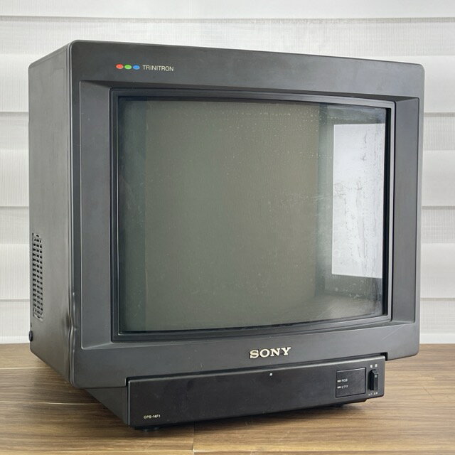 ブラウン管モニター【中古】動作保証 SONY CPS-14F1 ソニー トリニトロン 14型 カラーモニター RGBモニター TRINITRON /515549
