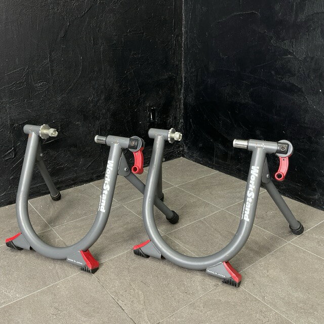 MINOURA Work Stand 2点セット 【中古】ミノウラ ワークスタンド メンテナンススタンド グレーxレッド/517849