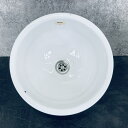 Alape ホーロー 洗面ボウル 【中古】洗面器 手洗器 丸型 A-76206 AL-3091/513451