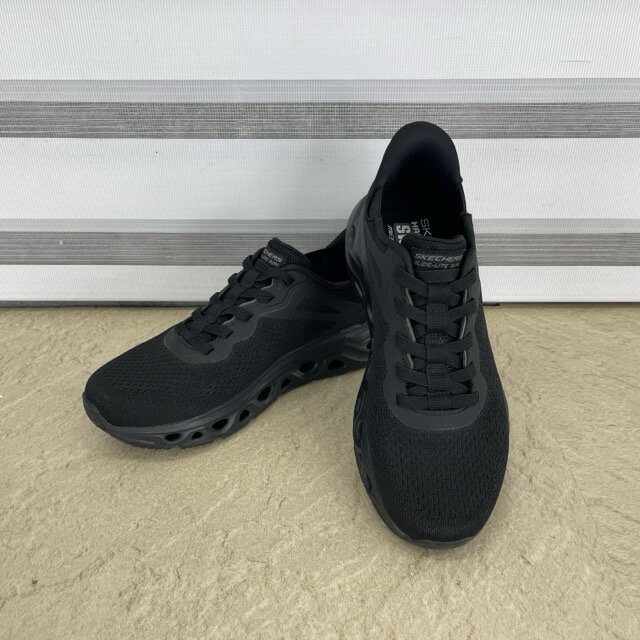 樂天商城 - ★お買い物マラソン期間中限定 ポイント10倍★展示品 SKECHERS HANDS FREE SwiftFit メンズ スニーカー ブラック 26cm 【中古】スケッチャーズ スウィフト フィット 靴 /900852