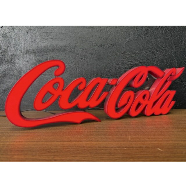 Various Interior Lights - ★5月20日限定　ポイント10倍★コカコーラ LEDライト 【中古】Coca-Cola ミニ レタリングサイン ロゴ 電飾看板 インテリア 約42×2.3×14cm / 516954
