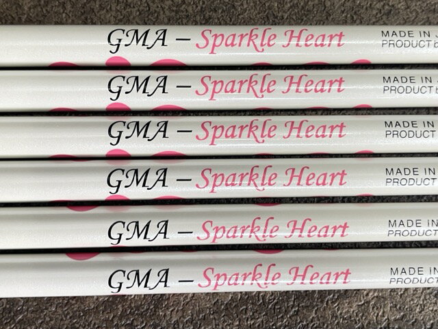 未使用 GMA Sparkle Heart IGM03L 5L 5-10 レディース シャフト 6本 長さ約89-95.5m 日本製 ゴルフクラブ 日本製/515156在★18