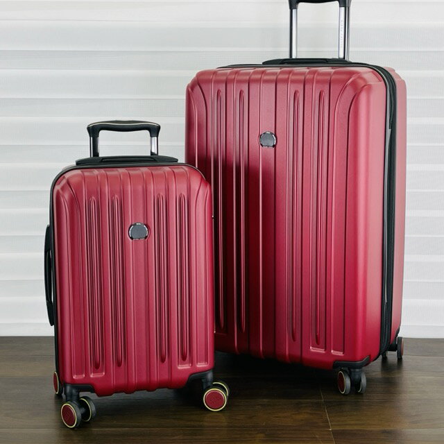 展示品 デルセー アクセレイト キャリーケース 2個セット 【中古】DELSEY ACCELERATE 35.2L 101L ワインレッド 旅行/515856