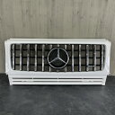 ★新生活応援フェア★今だけ大安売り開催中 ☆☆BENZ ベンツ フロントグリル 【中古】W463 ベンツ Gクラス ゲレンデ AMG ホワイト カーパーツ メルセデス/55756