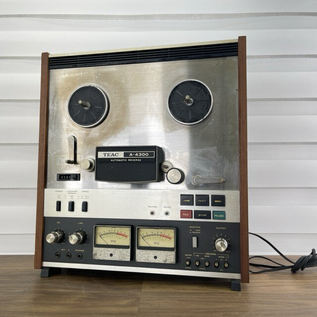 ステレオテープデッキ【中古】通電OK TEAC ティアック A-4300 オートリバース オープンリ ...
