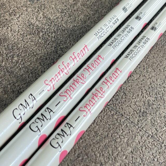 未使用 GMA Sparkle Heart IGM03-3L -10 レディース シャフト 3本 長さ約89cm 重量約42g 日本製 ゴルフクラブ 日本製/515159在★6