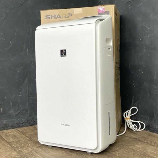 美品 衣類乾燥除湿機【中古】動作保証 SHARP シャープ CV-SH150-W 2025年製 ホワイト プラズマクラスター　125014/23361