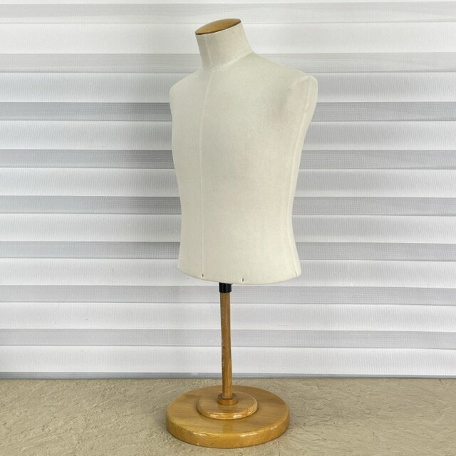 ReBody メンズトルソー M アンティーク調 スチール製 ストア・エキスプレス マネキン トルソー メンズ 男性_紳士腕付き芯地