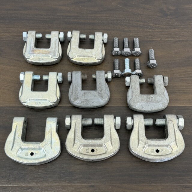 クランプ リキマン 8点セット 【中古】NSG I30 40 鉄人 アイアンマン 仮設用狭締金具 足場 工事現場 / 515663