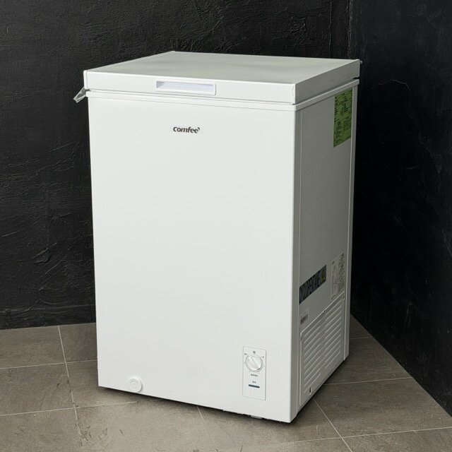 ノンフロン冷凍庫 【中古】動作保証 Comfee コンフィー RCC100WH 99L ホワイト 前開き 2025年製 031059 / 23564