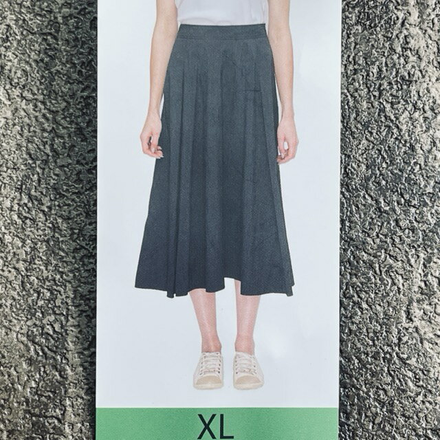 樂天商城 - ★お買い物マラソン期間中限定 ポイント10倍★送料無料 新品タグ付き SOLEZIA ロングスカート XLサイズ ネイビー ナイロン100% 裏地なし 春夏用 ソレツィア レディース /900666在★6