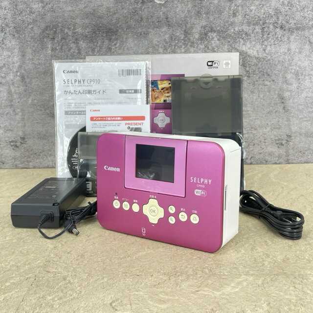 Other Types - ★5月20日限定　ポイント10倍★未使用保管品 Canon キャノン コンパクトフォトプリンター SELPHY CP910 ピンク ワイヤレスプリント / 516968