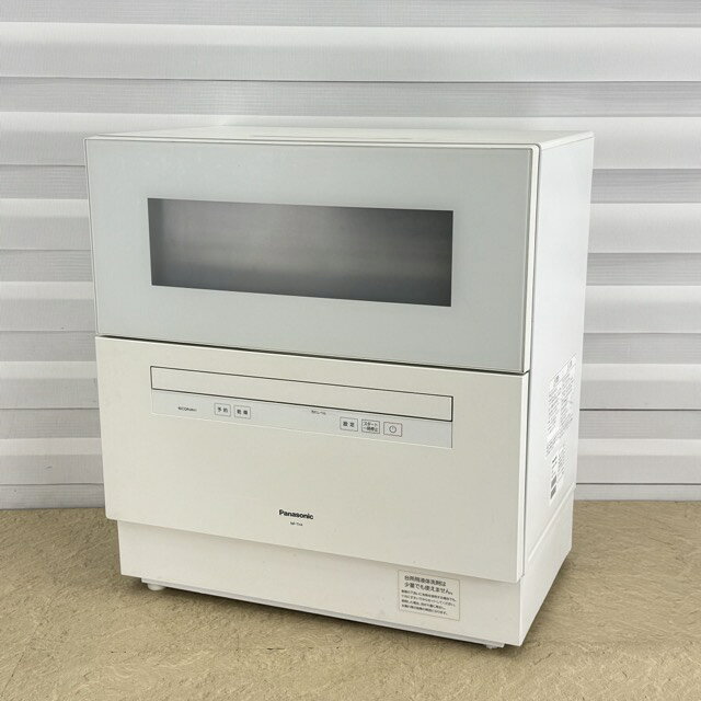 パナソニック 食器洗い乾燥機 【中古】動作保証 PANASONIC NP-TH4-W 容量食器点数40点分 食洗器/517568