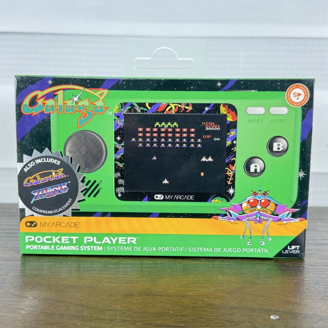 ★30日 24時間限定 ポイント10倍★新品未開封 My Arcade Pocket Player galaga ポケットプレーヤー ギャラガ レトロゲーム機 /515869在★2