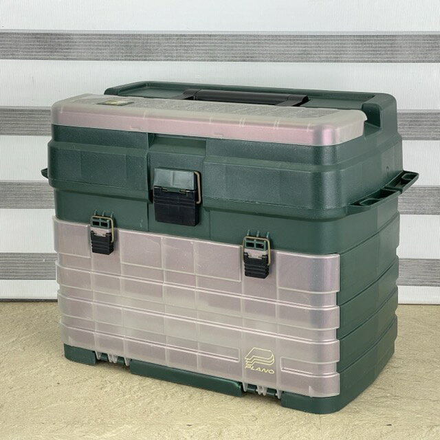 乐天商城 - ★お買い物マラソン期間中限定 ポイント10倍★タックルボックス 【中古】PLANO プラノ ガイドエリート 引き出し 釣具 収納ケース 約53×26×38.5 cm / 516769