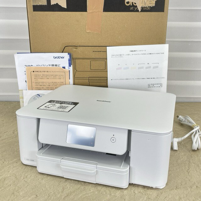 BROTHER - 美品 インクジェット複合機 【中古】動作保証 brother ブラザー DCP-J526N プリンター ホワイト 印刷枚数わずか 032010 / 23570
