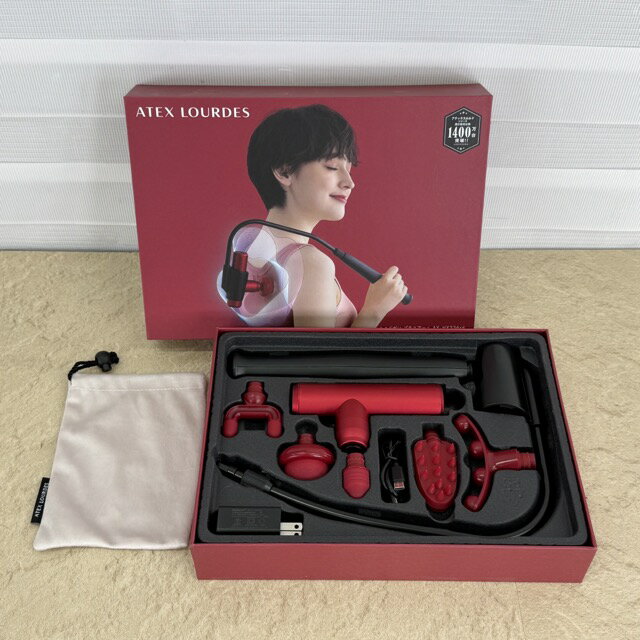 乐天商城 - ★お買い物マラソン期間中限定 ポイント10倍★ATEX アテックス ルルドガン プラスアーム アタッチメント5種 AX-HX336rd 【中古】 動作保証 /516232 在★2