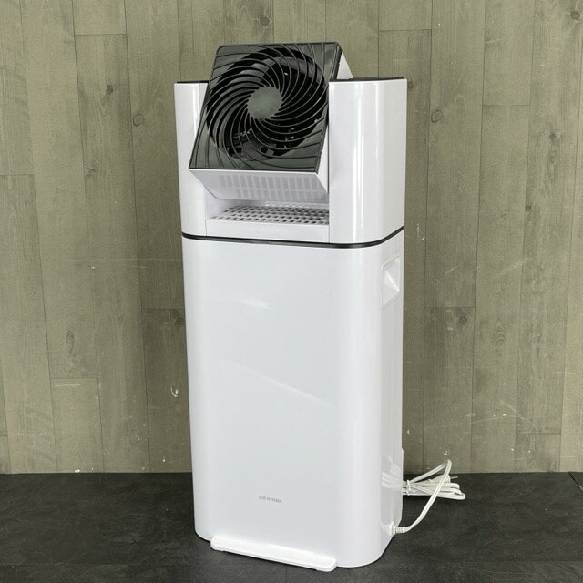 ★5月30日24時間限定 ポイント10倍★サーキュレーター付 衣類乾燥除湿機 展示品 動作保証 アイリスオーヤマ【中古】IJD-I50-W 2024年製 デシカント式 ホワイト 115054 / 21773