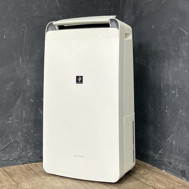 衣類乾燥除湿機 【中古】動作保証 SHARP シャープ CV-J120 ホワイト プラズマクラスター / 514873