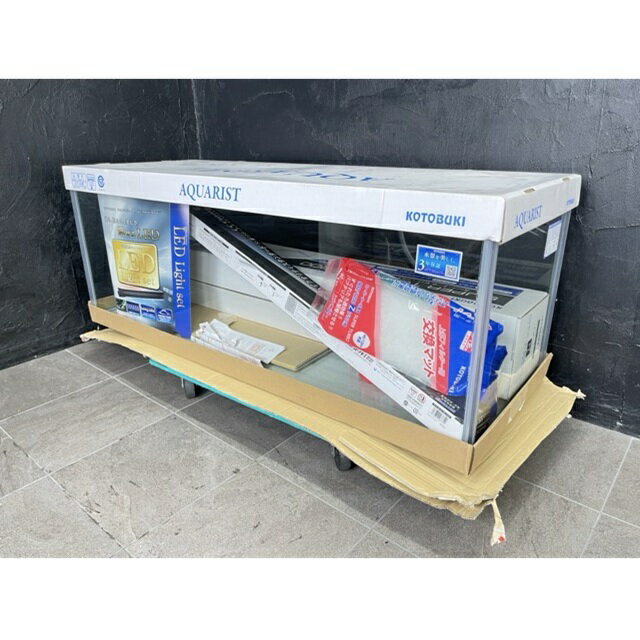 乐天商城 - 未使用 KOTOBUKI コトブキ AQUARIST 1200L アクリル 水槽 上部フィルター フラットLEDスーパースリム 交換マット 5点 031039 C / 23674