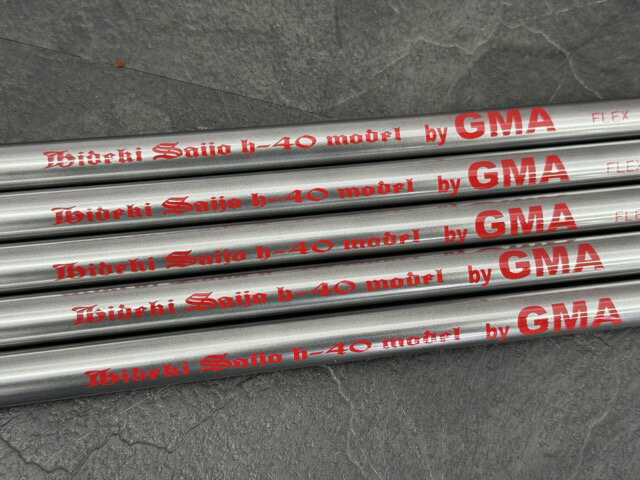 希少 レア 未使用保管品 GMA レディース シャフト 西城秀樹デビュー40周年記念モデル H-40 5本セット ゴルフ 5本セット / 515074 在★4